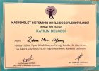 Uzm. Dr. Merve Özbayrak Fiziksel Tıp ve Rehabilitasyon sertifikası