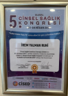 Op. Dr. İrem Yaman Kadın Hastalıkları ve Doğum sertifikası