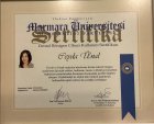 Dt. Ceyda Ünal Diş Hekimi sertifikası