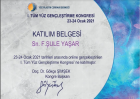 Dr. Şule Yaşar Medikal Estetik Tıp Doktoru sertifikası