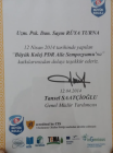 Uzm. Psk. Dan. Rüya TURNA Psikolojik Danışman sertifikası