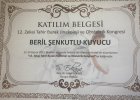 Op. Dr. Beril Şenkutlu Kuyucu Kadın Hastalıkları ve Doğum sertifikası