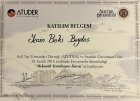 Uzm. Dr. Yasin Baki Baydaş Dahiliye - İç Hastalıkları sertifikası