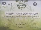 Uzm. Dr. Ayşen Sağdıç Coşkuner Dermatoloji sertifikası