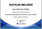 Dr. Hilal Yıldız Yüksel Diş Hekimi sertifikası