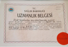 Prof. Dr. Mustafa Arı Psikiyatri sertifikası