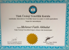 Prof. Dr. Mehmet Fatih Akbulut Üroloji sertifikası