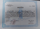 Dr. Şule Karabinalı Pratisyen Hekimlik sertifikası