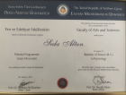Uzm. Psk. Seda Altun Psikoloji sertifikası