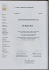Op. Dr. Yunus Acar Genel Cerrahi sertifikası