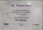 Dt. Ahmet Kurt Diş Hekimi sertifikası