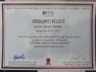 Uzm. Psk. Dan. Okan Tiring Psikoloji sertifikası