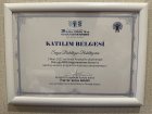 Uzm. Dr. Bahtiyar Bahtiyarov Fiziksel Tıp ve Rehabilitasyon sertifikası