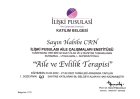 Aile Danışmanı Habibe Can Aile Danışmanı sertifikası