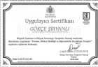 Uzm. Psk. Gökçe Şirvanlı Psikoloji sertifikası