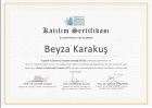 Psk. Beyza Bayırlı Psikoloji sertifikası