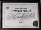 Prof. Dr. Refik Ayten Genel Cerrahi sertifikası