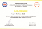 Uzm. Dr. Derya Can Geleneksel ve Tamamlayıcı Tıp sertifikası