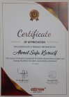 Dt. Ahmet Safa Karacif Diş Hekimi sertifikası