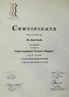 Prof. Dr. Cemal Asım Kutlu Göğüs Cerrahisi sertifikası