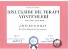 Uzman Dil ve Konuşma Terapisti Enver Balcı Dil Konuşma Bozuklukları sertifikası