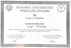 Uzm. Psk. Şimal Çavdar Psikoloji sertifikası