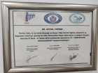 Op. Dr. Veysel Toprak Kadın Hastalıkları ve Doğum sertifikası
