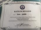 Psk. Şaha Çoban Psikoloji sertifikası
