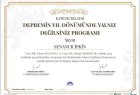 Psk. Dan. Senanur İpkin Psikolojik Danışman sertifikası