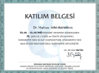 Uzm. Dr. Hatice Hacıbeyoğlu Fiziksel Tıp ve Rehabilitasyon sertifikası