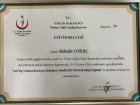 Op. Dr. Bahadır Codal Kadın Hastalıkları ve Doğum sertifikası