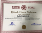 Uzm. Kl. Psk. Emine Özdemir Psikoloji sertifikası