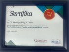 Dt. Nevriye Büşra Zinde Diş Hekimi sertifikası