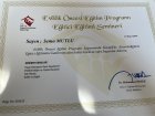 Psk. Dan. Sema Mutlu Psikolojik Danışman sertifikası