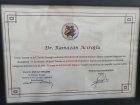 Op. Dr. Ramazan Acıroğlu Genel Cerrahi sertifikası