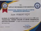 Psk. Ferhat Yiğit Psikoloji sertifikası
