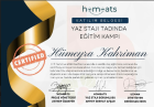 Dyt. Hümeyra Kahriman Diyetisyen sertifikası