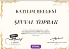 Psk. Şevval Toprak Psikoloji sertifikası