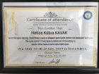 Fzt. Hatice Kübra Kavak Fizyoterapi sertifikası