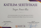Uzm. Psk. Dan. Pınar ELÇİ Psikoloji sertifikası