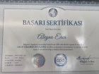 Psk. Aleyna Eren Psikoloji sertifikası