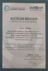 Uzm. Psk. Dan. Ece Eken Psikolojik Danışman sertifikası