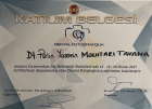 Uzm. Dt. Pelin Tavana Diş Protez Uzmanı sertifikası