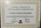 Uzm. Psk. Dan. Ceyda Gizem Karadere Psikolojik Danışman sertifikası