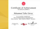 Fzt. Muhammed Talha Gürsoy Fizyoterapi sertifikası