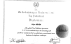 Op. Dr. Zafer Bütün Kadın Hastalıkları ve Doğum sertifikası
