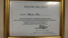 Uzm. Dr. Nuşin Bilgin Çocuk ve Ergen Psikiyatristi sertifikası