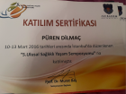 Uzm. Dyt. Püren Dilmaç Diyetisyen sertifikası