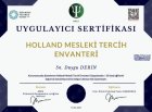 Psk. Duygu Derin Psikoloji sertifikası