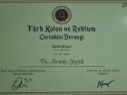 Op. Dr. Mustafa Göztok Genel Cerrahi sertifikası